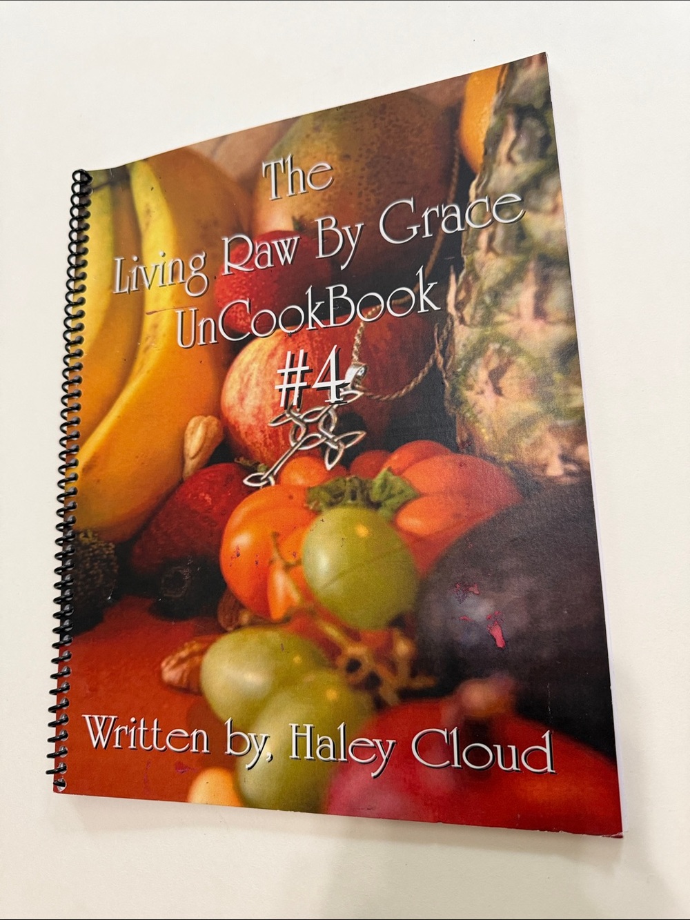 Haley Cloud Living Raw By Grace UnCookBook #4 - Red/Orange Cover